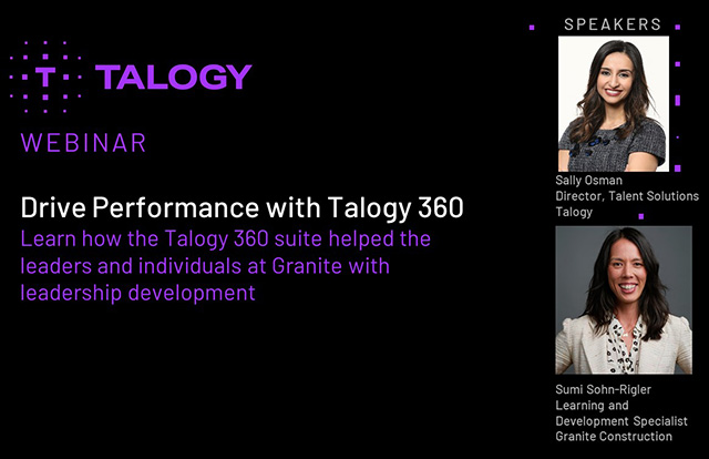 talent tech tours webinar still for drive performance with talogy 360