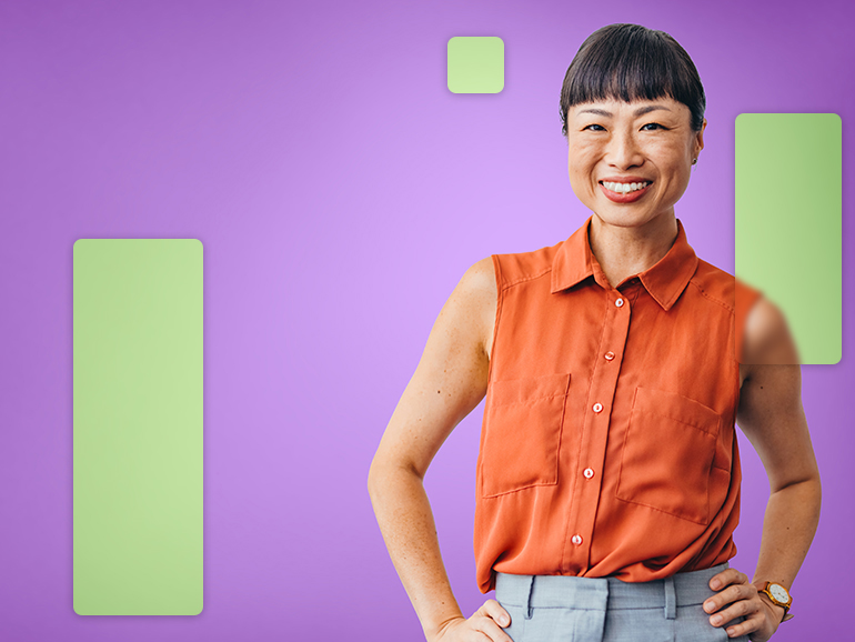 woman posing with hands on hips