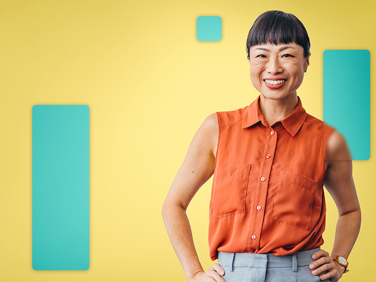 woman posing with hands on hips