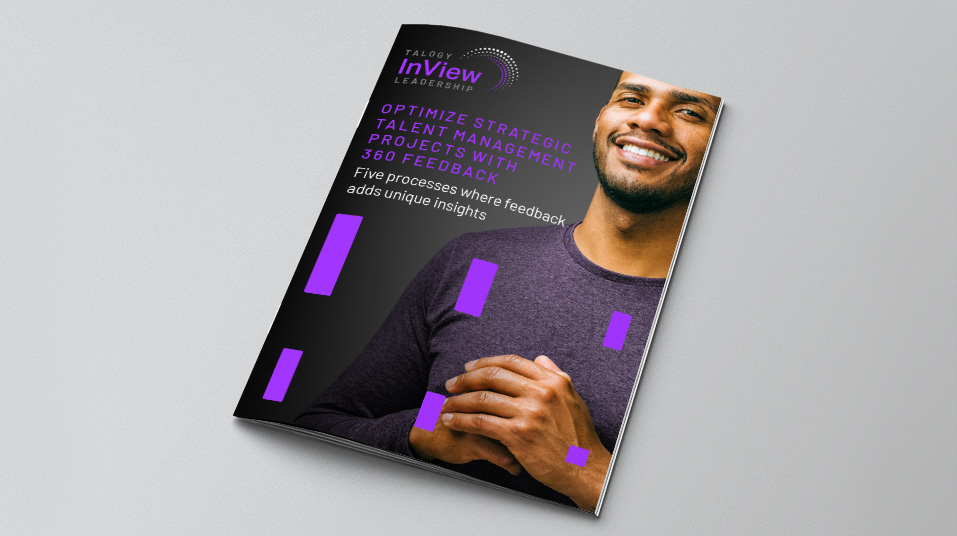 optimize strategic talent management projects with 360 feedback cover image