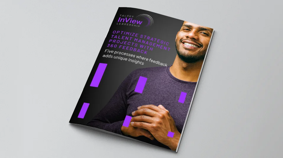 optimize strategic talent management projects with 360 feedback cover image