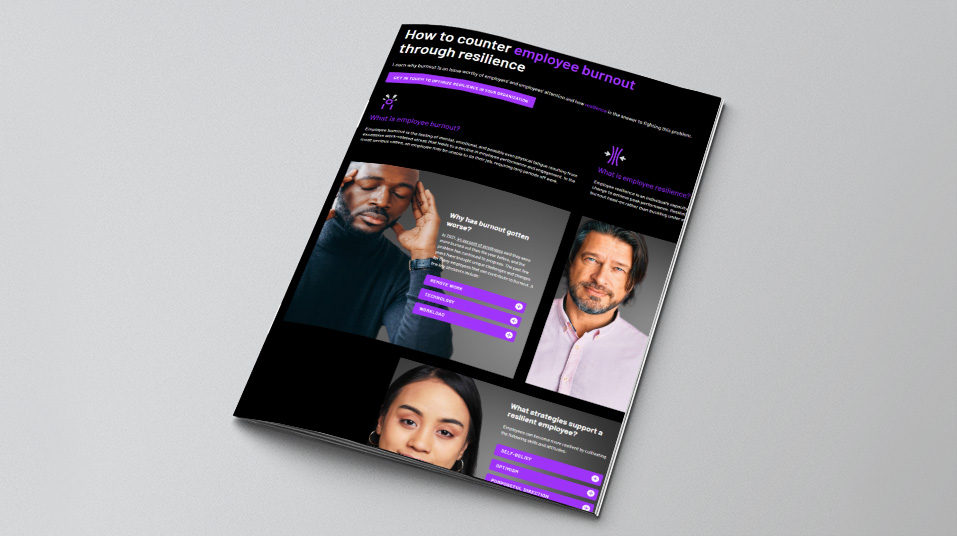 how to counter employee burnout through resilience cover image